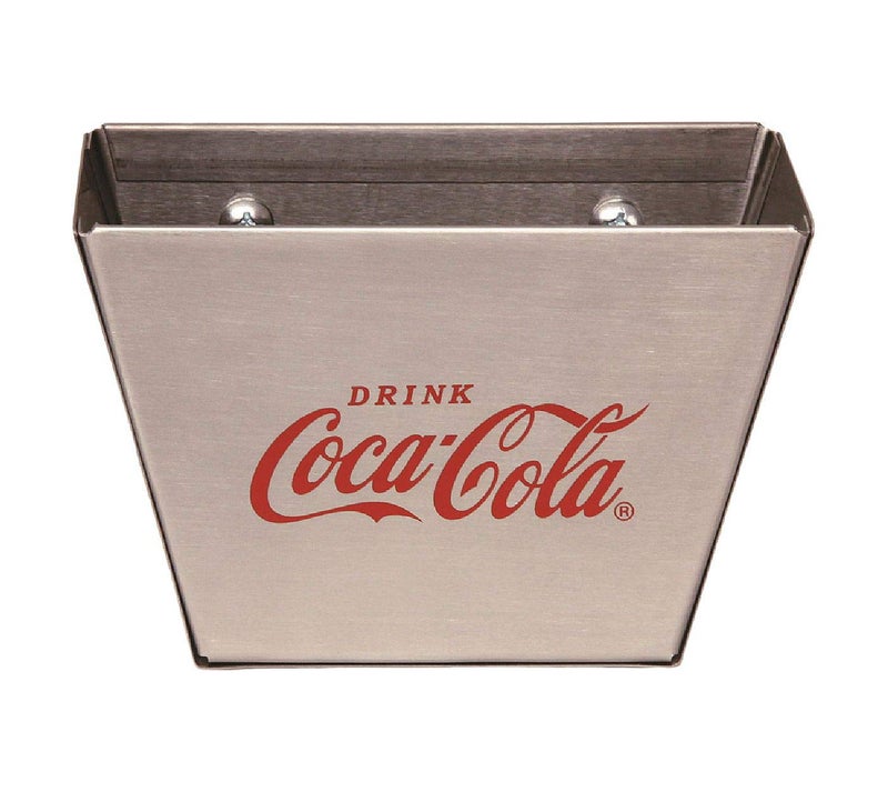 Tablecraft 1 X Coca Cola Wall Mount Bottle Opener and Coca Cola (Coke) Bottle Cap Catcher Set - Image 2
